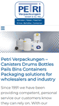Mobile Screenshot of petri-verpackungen.de